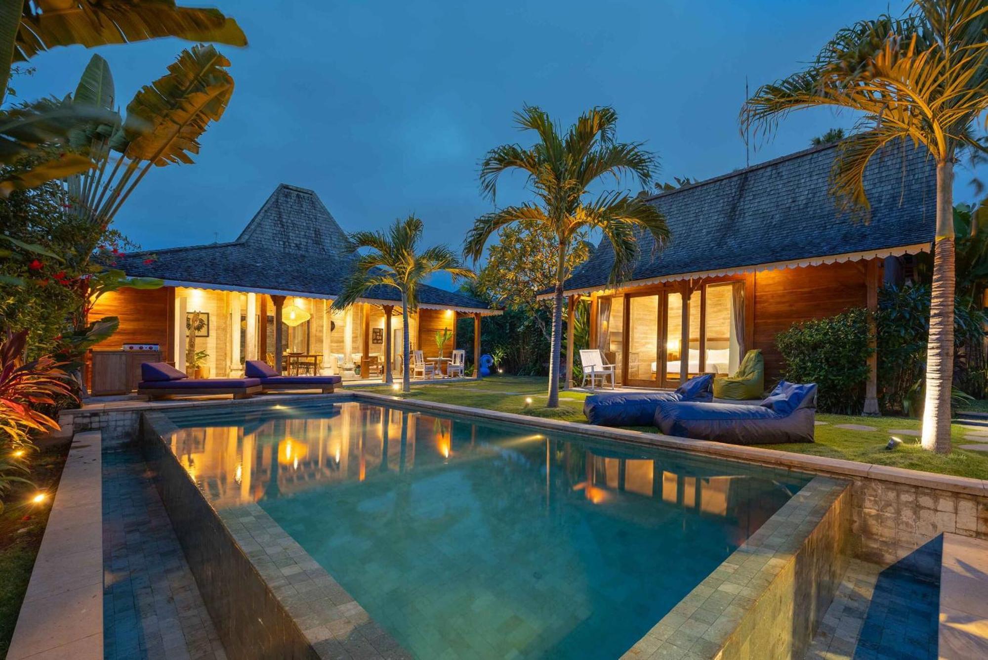 Villa Du Bah - Family Gateway 3Br Villa 12Min To Beach With Private Pool And Parking Керобокан Екстер'єр фото