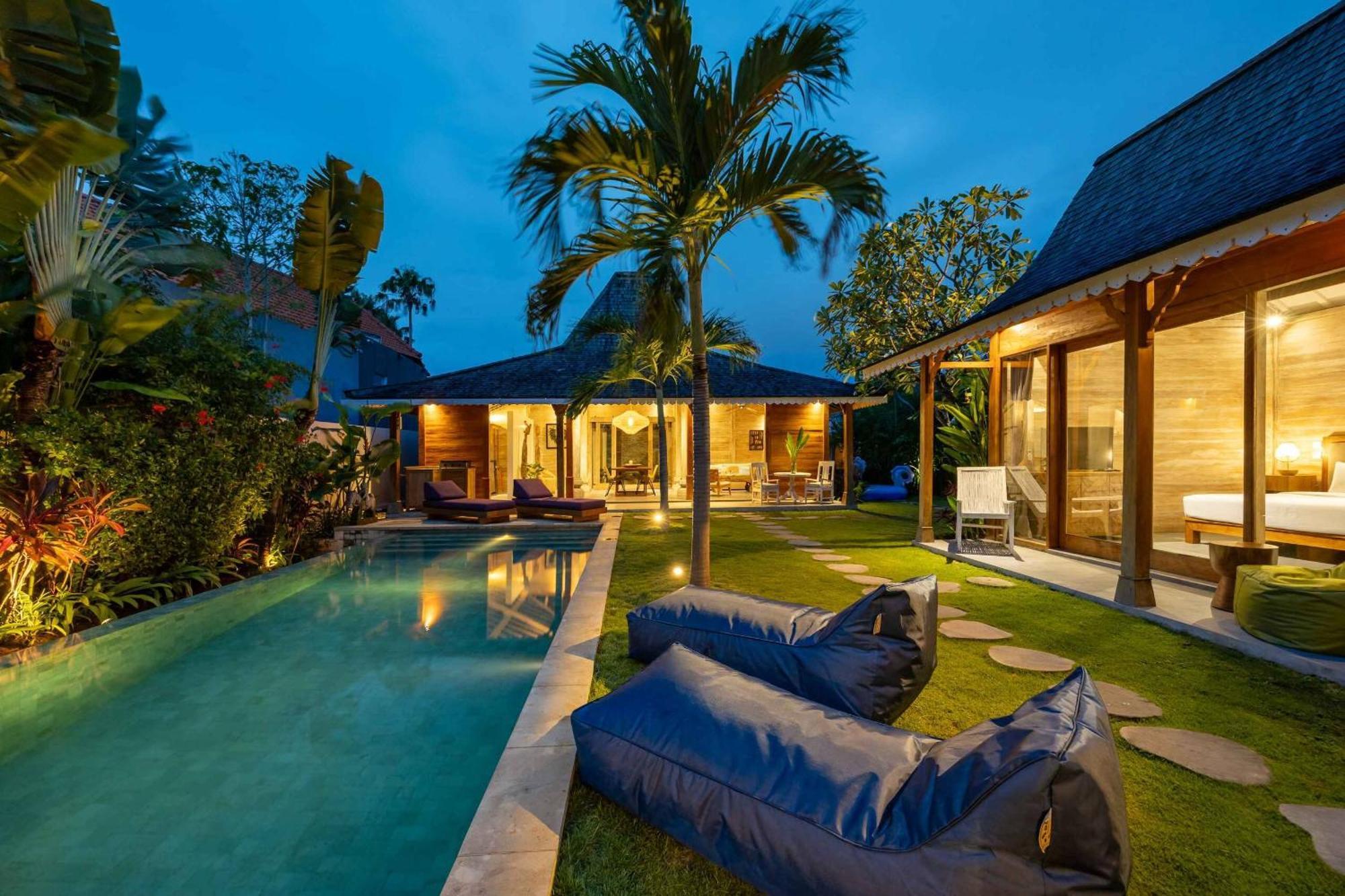 Villa Du Bah - Family Gateway 3Br Villa 12Min To Beach With Private Pool And Parking Керобокан Екстер'єр фото