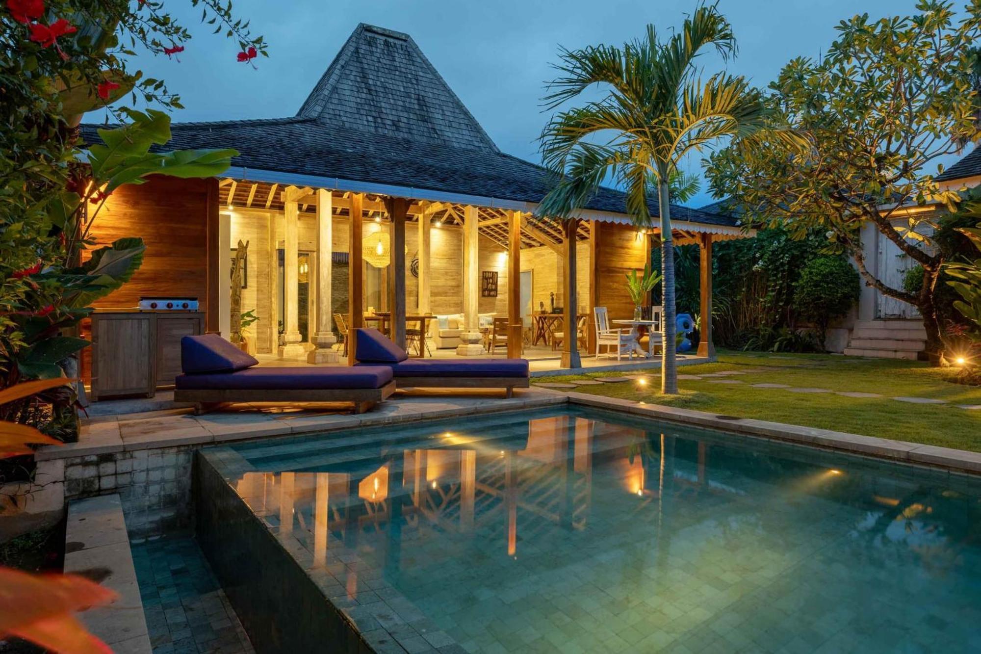 Villa Du Bah - Family Gateway 3Br Villa 12Min To Beach With Private Pool And Parking Керобокан Екстер'єр фото