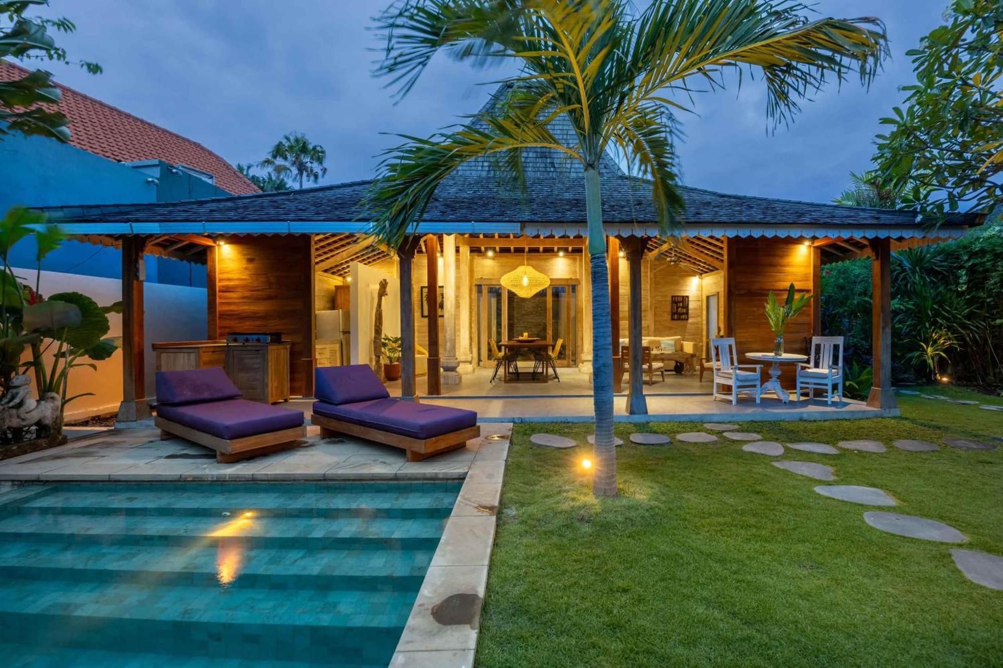 Villa Du Bah - Family Gateway 3Br Villa 12Min To Beach With Private Pool And Parking Керобокан Екстер'єр фото