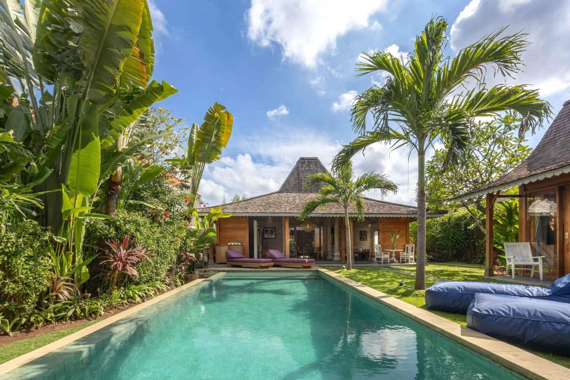 Villa Du Bah - Family Gateway 3Br Villa 12Min To Beach With Private Pool And Parking Керобокан Екстер'єр фото